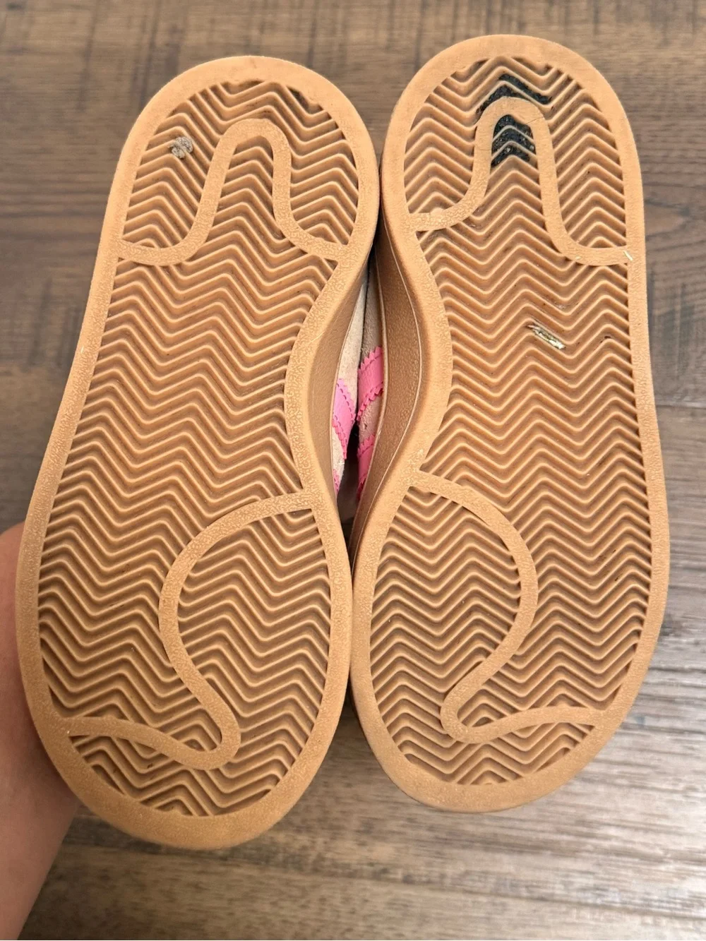 Adidas‎ Campus Originals Girls Sneakers  Tan Pink size 11